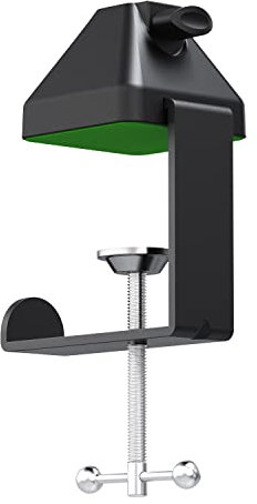 YOUSHARES Table en Métal Collier de Fixation pour Microphone Suspension pyramide Ciseaux clamp Support Réglable avec Vis de Positionnement Base de support robuste