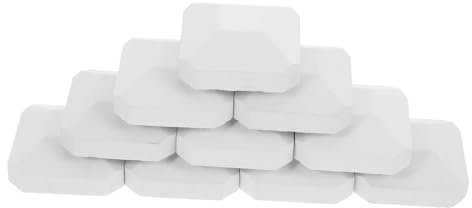 MOLUCKFU 10pièces Briquettes Autonettoyantes Cordiérite Pour Barbecue à Remplacement Compatible Avec Turbo Et Nexgrill Pour Grillades Au