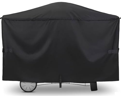 7112 Grillöverdrag för Weber Q200, Q2000, Q2200, Q2400, Q300, Q320, Q3000, Q3200 grillar, 600D Oxfordtyg, slitstarkt och vattentätt, PU-överdrag för Weber Q-serien gasgrillar (99 L x 57 B x 144 H cm)