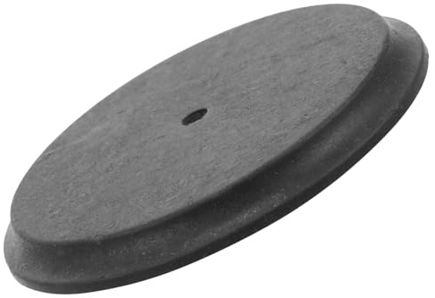 HAPINARY Supporto per Lampada da Tavolo Rotonda in Plastica e Sabbia di Ferro Nero, Base Pesante Robusta e Resistente per Lampada da Scrivania dallo Stile Semplice