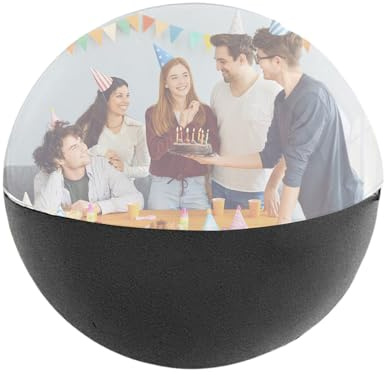 Minnessfär - 2,7 uppladdad boll, transparent displaykula, personlig souvenir, dekorativ ljusreflekterande prydnad | födelsedagspresent