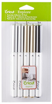 Cricut Everyday Kugelschreiber-Set, feine Spitze, 10 Stück