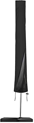 Vegena Sonnenschirm Schutzhülle, Ampelschirm Schutzhülle Abdeckhauben Bis ca. 300 cm Ø Sonnenschirm Abdeckung, UV-Beständiges wasserdichte Winddichte Schwerlast Reißfest 420D Oxford Gewebe