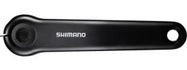 SHIMANO E-Bike Systems FC-E6100 Ensemble de manivelle Silver 175 mm