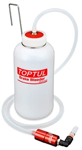 Depósito (botella) para cambio de líquido de frenos, con válvula antirretorno TOPTUL JECF0180