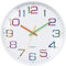 ACCSHINE Wanduhr Kinder Ohne TickgeräUsche Lautlos 30cm Modern Quarz Groß Batterie Betriebene Stereo Wanduhr Einfach zu Lesen für Kinderzimmer Zuhause KüChe Schlafzimmer BüRo Schule (Weiß)