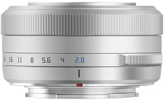 TTARTISAN 27mm F2.8 Autofokus APS-C Kameraobjektiv, Metall, geringes Gewicht, tragbare Kameraobjektiv-Unterstützung, Augen-Tracking für Fuji X Mount (Silber)