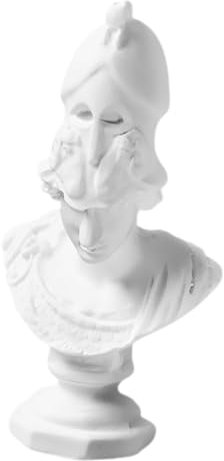 PRETYZOOM Griechische Göttin Athena Statue Mini Büste Aus Kunstharz Antikes Dekor Heimdekor Mythologie Skulptur Für Künstler