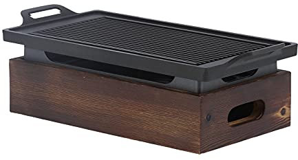 Petit barbecue, barbecue au charbon de bois de table, barbecue de camping japonais, foyer extérieur, barbecue antiadhésif pour voyage, jardin, pique-nique, plage