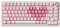 YUNZII B75 PRO Wireless Mechanical Keyboard,75% Layout with Knob,Hot Swap Gasket Custom Structure,Creamy Pre-lubed Switches,RGB Backlit,Bluetooth/Type-C/2.4G for Win/Mac(Milk Switch,Pink)