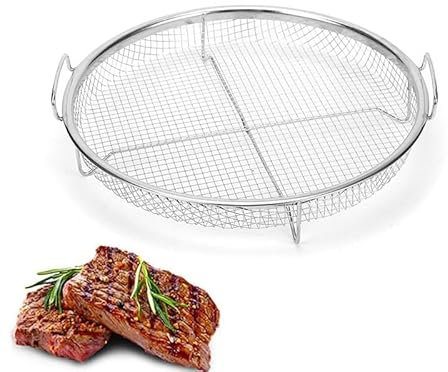 YouXiaor Cesta Parrilla Malla Cesta Parrilla Rejilla Bandeja para Pariila Acero Inoxidable Parrilla Cacerola Malla Tazón Cesta Juego Bandeja Hornear para Picnic Barbacoa Fritas Verduras Frito Horno