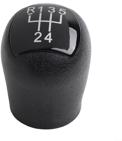 Sandyseptember Pommeau de levier de vitesse pour Twingo, Kangoo, Clio II 2 MK2 Logan, levier de vitesse de voiture ABS, pommeau de levier de vitesse ABS, installation facile, 5 x 5 x 5 cm (noir)