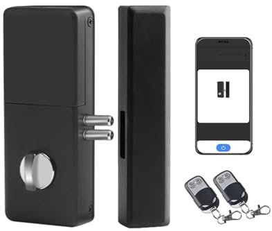 Serrure de porte sans clé - Serrure de porte à distance - Serrure de sécurité domestique pour application électronique de commande