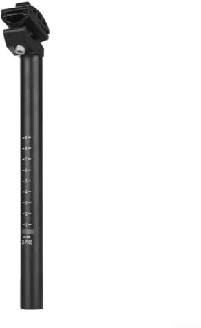 Tija de sillín de bicicleta de aleación de aluminio de diseño compacto de 300 mm de longitud, adecuada para una gama de tipos de bicicletas (25,4 x 300)