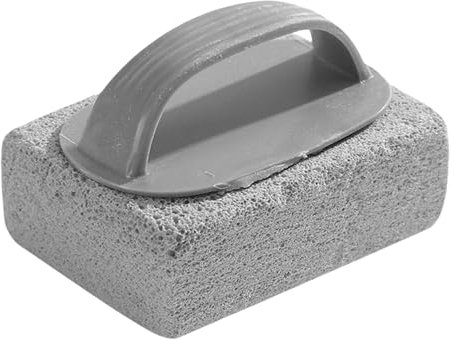 Pool Stone for Tile Cleaning: Pumice Grout Scrubber, Hand Surface Cleaner, Calcium Deposit Block | Pool Step Tile Eraser, Pair