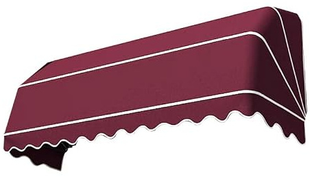 Infällbart böjt E-nät, vattentätt vikbart solskydd för uteplats, utomhusdäck och balkongskydd, grön polyester med vita ränder (0,7 x 0,5 x 0,5 m)