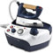 Girmi SS65 Stirbella Sistema Stirante, ferro da stiro, 2200 W, 3,5 Bar, 30-60 g/min, Manometro, Tappo di sicurezza, Capacità serbatoio 1 Litri, Manopola di regolazione, Bianco/Blu
