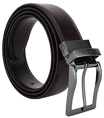 Laura Biagiotti Herren Wendegürtel aus echtem Leder, 3,5 cm breit, verstellbar und kürzbar