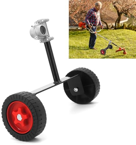 Stabilizzatori per tagliaerba, ruote universali per mangiare erbacce, ruote ausiliarie regolabili per tagliaerba, ruote per tagliaerba, 26 mm - 28 mm, accessori per tosaerba, tosaerba