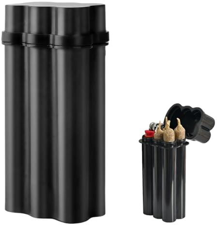 IKOPFLN Machine a tuber les cigarettes Boite a cigarette Manchons Pour Joint King Joint Étui Tubes Plastique, Porte Joint Étanche Résistant, Eau Pour Odeurs Boîte Tube Transport Stockage Tubes Etuis