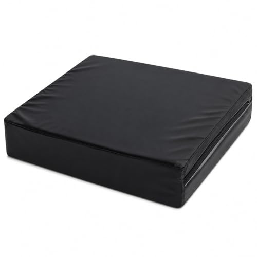 Quest-Mart Memory Foam Wheelchair Cushion Seat Pad with Washable Waterproof Cover, Pressure Relief Foam Cushion for Wheelchair, Chair, Car Seat, Garden Chair & Patio Seating (22 x 22 x 2)