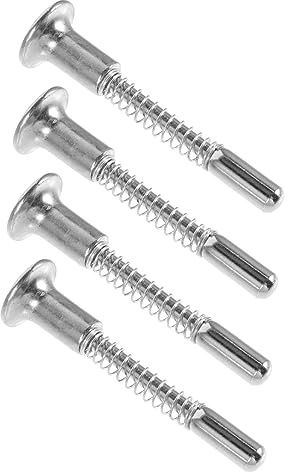 NIYANGLE 4piezas Kit Reparación De Pestillo De Cuna Resorte Cerradura De Perno Para Muebles Accesorios Para Cunas Tipo Jaula