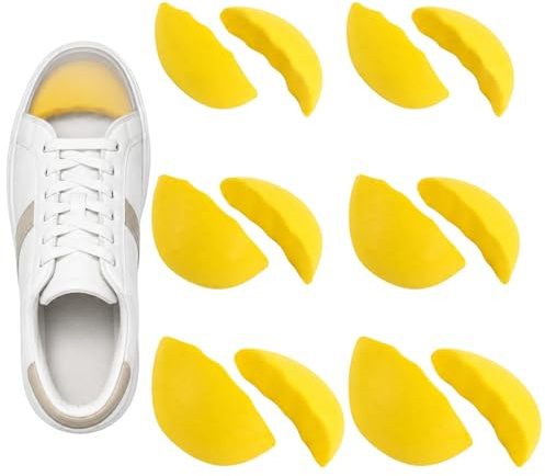 6 Paires Inserts de Remplissage D'orteils Rembourrage de L'avant-Pied D'inserts de Rembourrage D'orteils pour Chaussures Lâches Réducteur de Taille de Chaussures pour Soulagement Douleurs Pieds