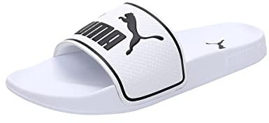 PUMA Unisex Leadcat 2.0 Slide Sandal, White Black, 46 EU