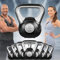 Miweba Sports Kettlebell KB200 | 4.0-12.0 Kg Gewichte - Kugelhantel - Kugelgewicht - Schwunghantel - Kettlebells - Hanteln - Hantel für Indoor & Outdoor - Krafttraining - Bodenschonend (12.0 kg)