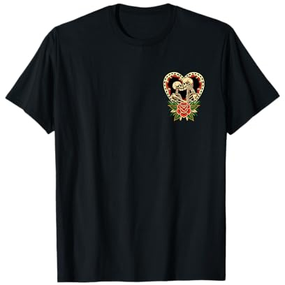 Lovers American - Tatuaje tradicional retro de la vieja escuela Flash Camiseta