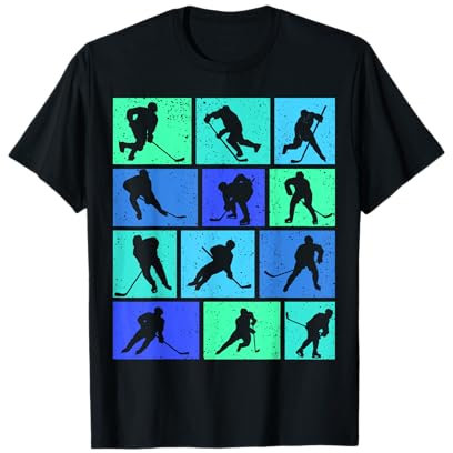 Eishockey Jungen Kinder Herren T-Shirt