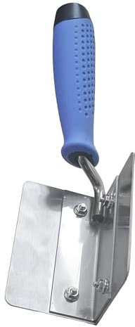 Juego de paletas de esquina de acero inoxidable con agarre suave cómodo para tratamientos eficientes de pared en varios espacios