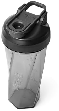 YETI Yonder 27 oz (737 ml) Shaker Bottle with Whisk-Free Helimix Technology, Leakproof Gym Bottle with Covered Spout & Quick Access Cap, Durable and Dishwasher Safe, Royal Blue