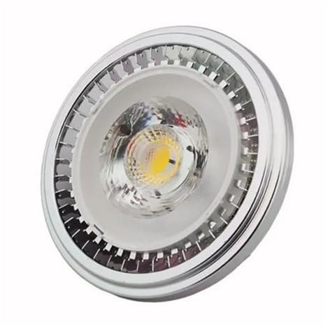 G53 10W 15W AR111 LED Spotlight Varm Kall Vit LED-lampa COB QR111 LED-taklampor DC12V AC85-265V Flexibel Installation(Warm White,DIMMABLE DC12V_15W)