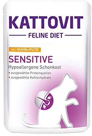 Kattovit Sensitive Huhn + Pute 24x85g