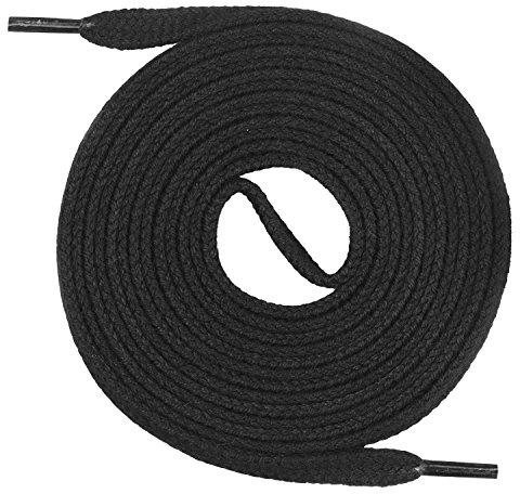 Lacets Mount Swiss© Premium, 1 paire de lacets plats, 100% coton, indéchirables, largeur 7 mm, longueur 45‑200 cm
