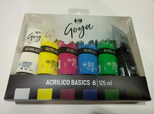 Set de Acrilicos GOYA Titan 6 x 125 ml