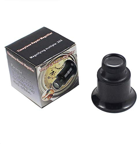 Ocobudbxw 20X Jewelers Eye Loupe Loop Magnifier Magnifying Glass Watchmakers Jewelry Tools