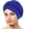 Zhiyao Beanie Damen Chemo Mützen Hijab Geflecht Kopfbedeckung Vorgebundene Haube Turban Knoten Mütze Kappe Hut für Frauen