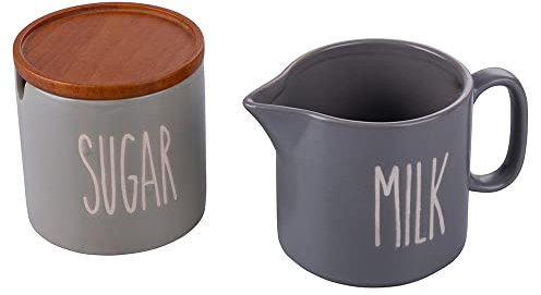 Juego de azucarero y lechera de gres, Urban Kitchen