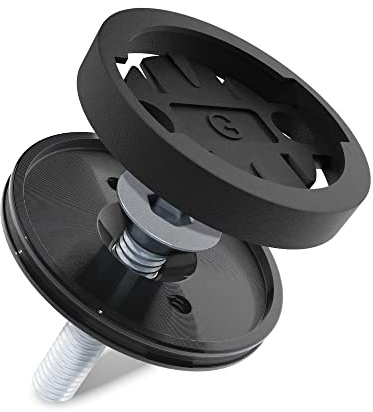 subtel Fahrrad GPS Lenkerhalterung – Verstellbare Aero Out Front Halterung für Radcomputer – Vorbauhalter – 25mm 32mm 35mm – Schwarz