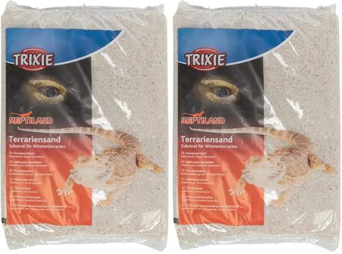 Trixie - Sable De Désert pour Terrarium - Blanc - 5 Kg, (Lot de 2)