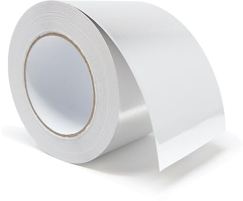 ArmaKit Aluminium Foil Tape, 100mm (4) x 50m, Extra Long Roll Self Adhesive Heat Reflective Insulation Tape. Radiator Jointing Tape