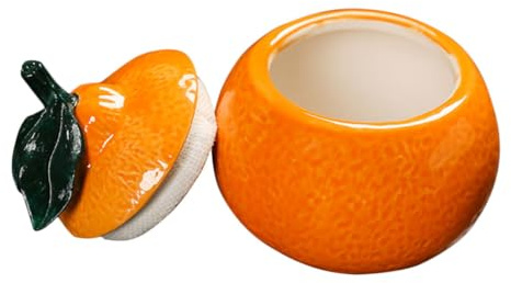 TOPBATHY Fall Decorative Ginger Jar Kitchen Counter Canister Sealed Tea Storage Jar Ceramic Tea Container Porcelain Jar