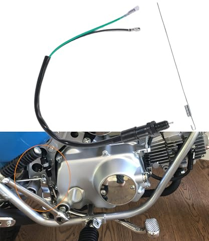 Flaconi Interruptor Freno Moto,Interruptor de la luz de Freno Posterior de la Motocicleta Universal,Adecuado para la Mayoría de Motocicletas,Vehículos Todo Terreno