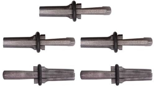 Beimus 5 cuñas y cuñas, herramienta de separación de piedra resistente para hormigón, piedra, piedra, mármol, granitos, mano