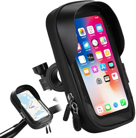 Galenecx Soporte Móvil Bicicleta, Bolsa Móvil de Bicicleta Impermeable
