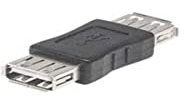 Manhattan 354325 USB 2.0 USB 2.0 Black, Silver Cable Interface/Gender Adapter - Cable Interface/Gender Adapters (USB 2.0, USB 2.0, Male/Female, Black, Silver)