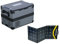 Prime Tech Kompressor-Kühlbox Pro-Line 28/40/50/60 Liter inkl. Solarpanel, bis -22 Grad, 12/24/230 V für Steckdose, Auto, LKW, PKW, Boot, Reisemobil (Kühlbox 60 l + Solarpanel) – DIVERSE Größen