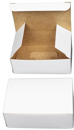 JamJar Print White Business Card Tuck Boxes, 30 Pack, 90x55mm, Cardboard, Made in the UK